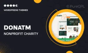 Donatm – Nonprofit Charity WordPress Theme
