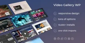 DZS Video Gallery WordPress Plugin /w YouTube, Vimeo, Facebook pages