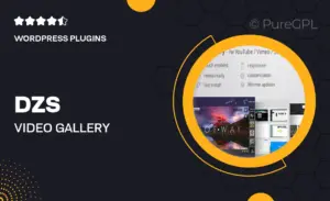 DZS Video Gallery WordPress Plugin /w YouTube, Vimeo, Facebook pages