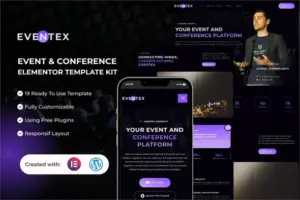 Eventex – Event & Conference Elementor Template Kit