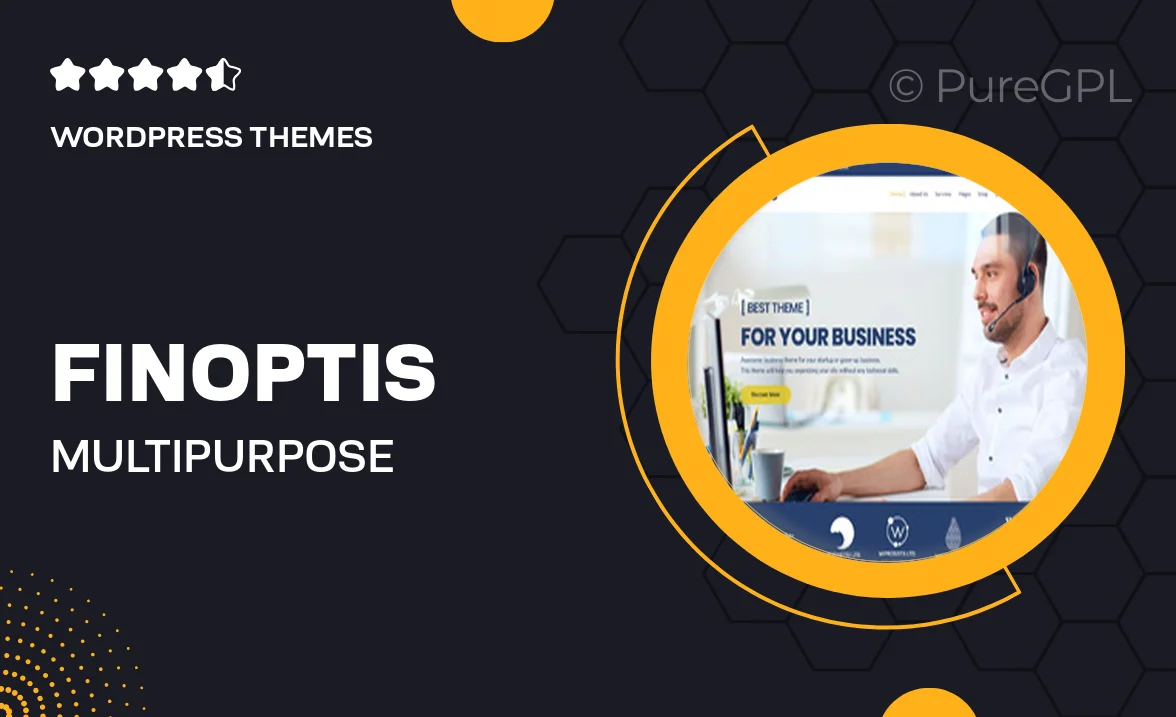 Finoptis – Multipurpose Business WordPress Theme