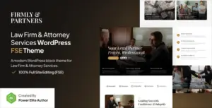 Firmly – Lawyer & Attorney FSE WordPress Theme