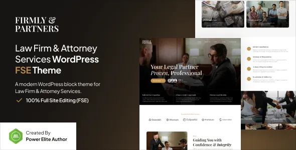 Firmly – Lawyer & Attorney FSE WordPress Theme