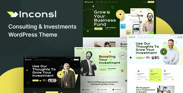 Iconsl – Investment Consulting WordPress Theme