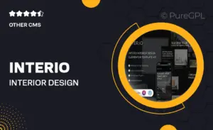 Interio – Interior Design Elementor Template Kit