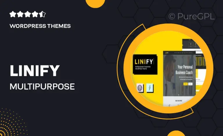 linify multipurpose corporate wordpress theme