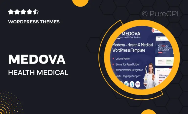 medova health medical wordpress theme