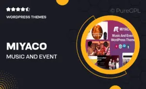 Miyaco – Music And Event WordPress Theme