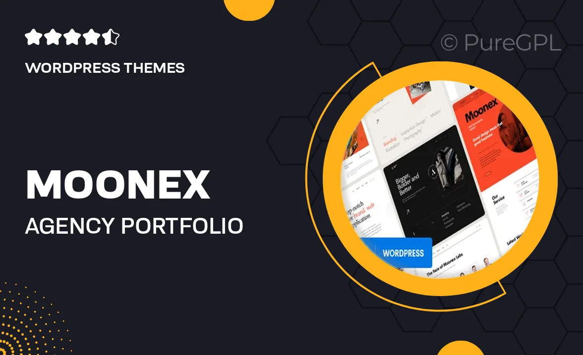 Moonex – Agency & Portfolio WordPress Theme