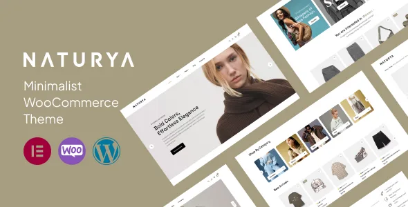 Naturya – Minimalist WooCommerce WordPress Theme