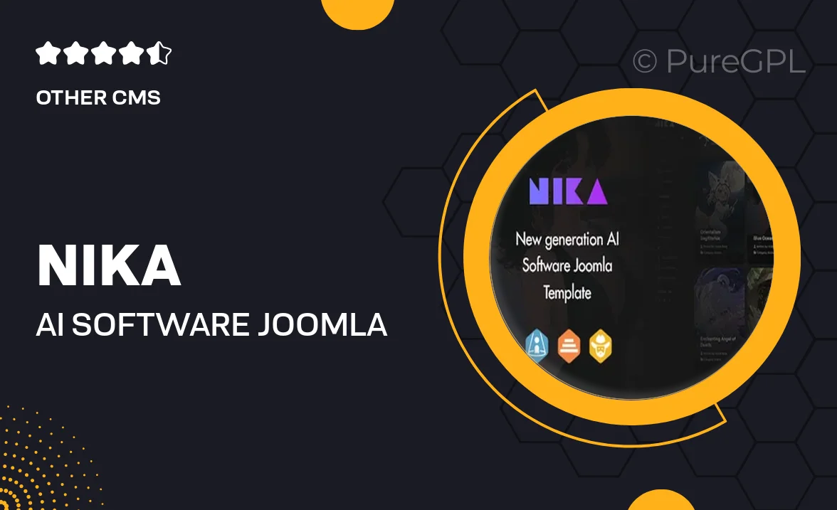 Nika – AI Software Joomla Template