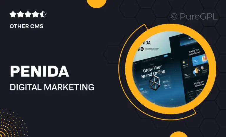 penida digital marketing agency elementor template kit