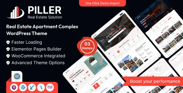 Piller – Real Estate WordPress Theme