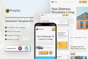 Propify – Real Estate & Property Agent Elementor Template Kit