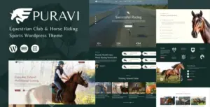 Puravi – Equestrian & Horse Riding Club WordPress Theme