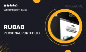 Rubab – Personal Portfolio WordPress Theme