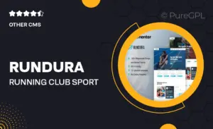 Rundura – Running Club & Sport Event Elementor Template Kit