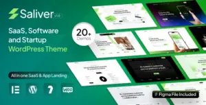 Saliver – SaaS & Software Startup Tech WordPress Theme