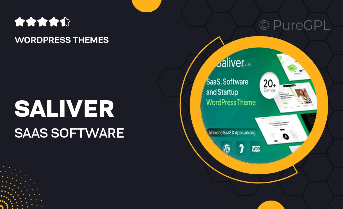 Saliver – SaaS & Software Startup Tech WordPress Theme