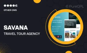 Savana – Travel & Tour Agency Elementor Template Kit