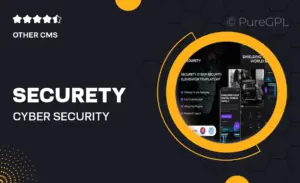 Securety – Cyber Security Service Elementor Template Kit