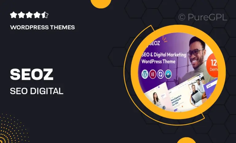 seoz seo digital marketing wordpress theme