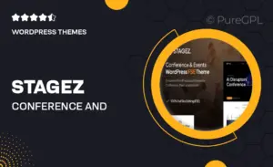 Stagez – Conference and Event FSE WordPress Theme