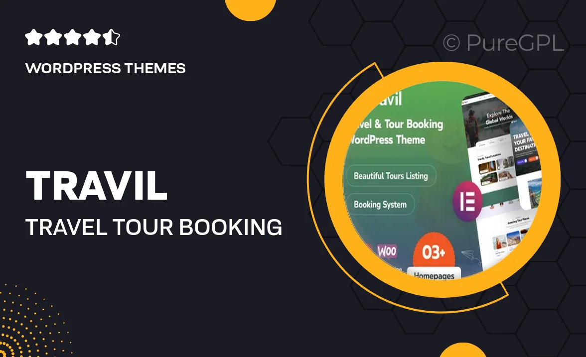 Travil – Travel & Tour Booking WordPress Theme