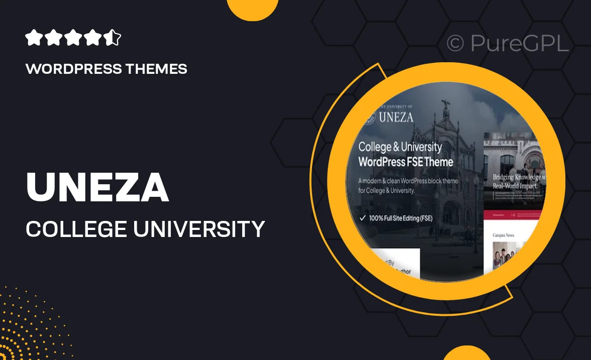 Uneza – College & University FSE WordPress Theme
