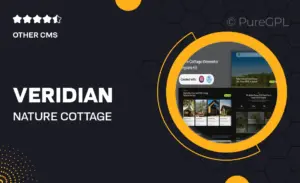 Veridian – Nature Cottage Elementor Template Kit