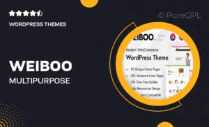 Weiboo – Multipurpose WooCommerce WordPress Theme