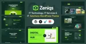 Zeniqs IT – Technology and IT Solutions WordPress Theme