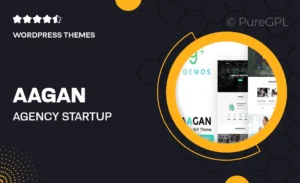 Aagan – Agency Startup WordPress Theme