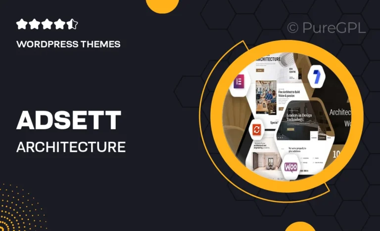 adsett architecture wordpress theme