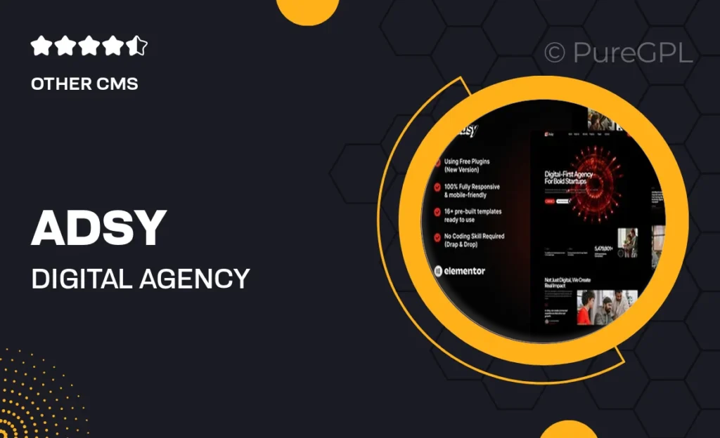 Adsy – Digital Agency Elementor Template Kit 38 Adsy – Digital Agency Elementor Template Kit