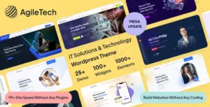 Agiletech – IT Solutions Service Technology Saas Software Startup WordPress Theme