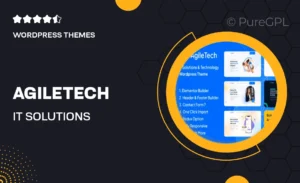 Agiletech – IT Solutions Service Technology Saas Software Startup WordPress Theme