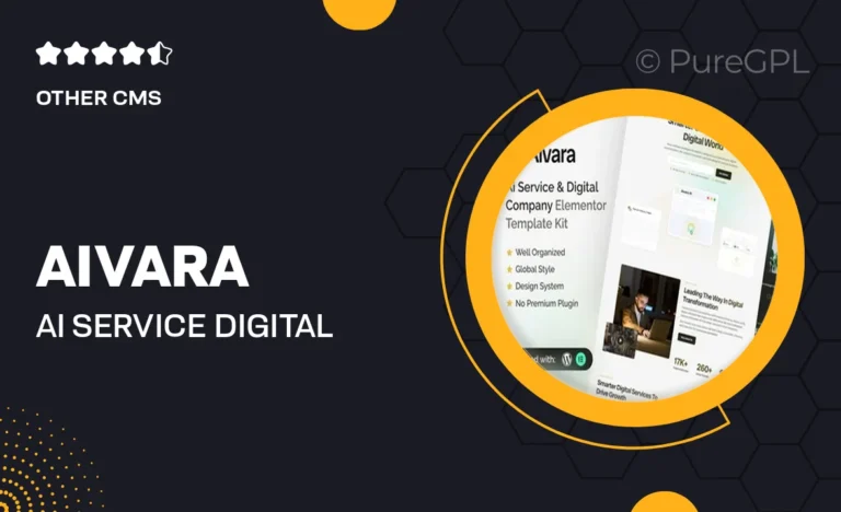 aivara ai service digital company elementor template kit