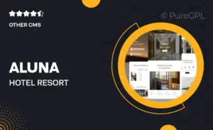 Aluna – Hotel & Resort Elementor Template Kit