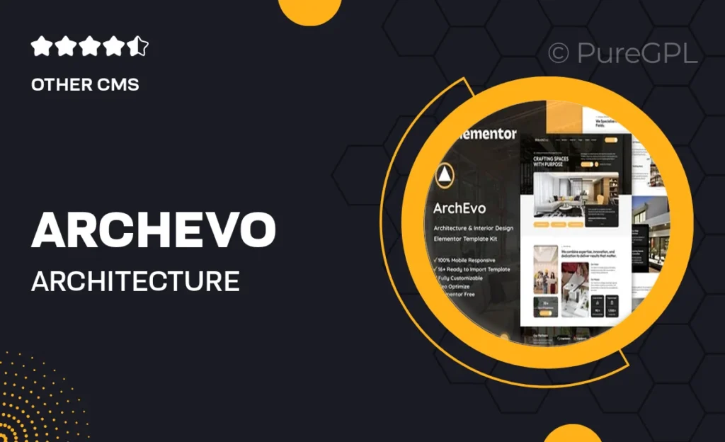 ArchEvo – Architecture & Interior Design Elementor Template Kit