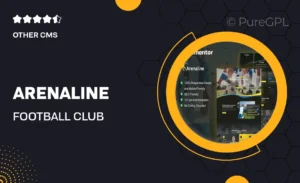 Arenaline – Football Club & Sports Academy Elementor Template Kit