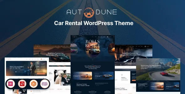 autodune car rental limousine wordpress theme 1