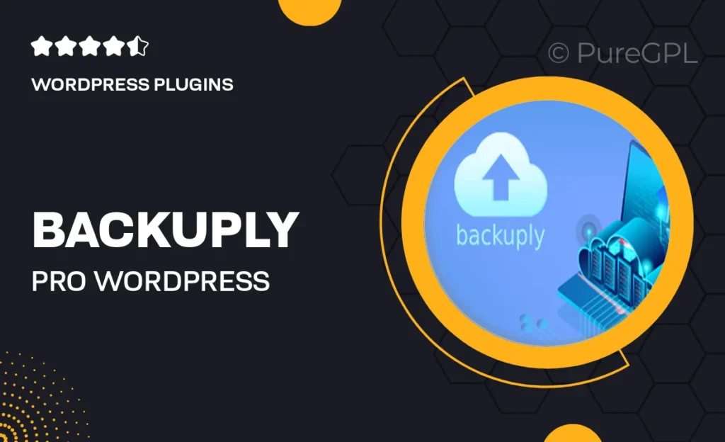 Downloads 8 Backuply Pro – WordPress Backup Plugin