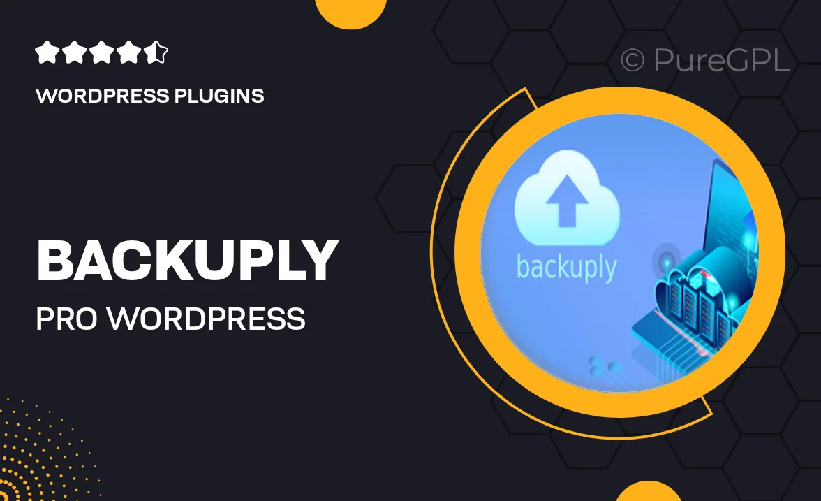 Backuply Pro – WordPress Backup Plugin