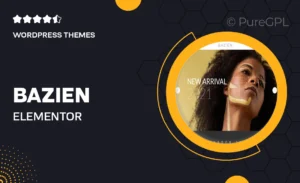 Bazien – Elementor WooCommerce Theme