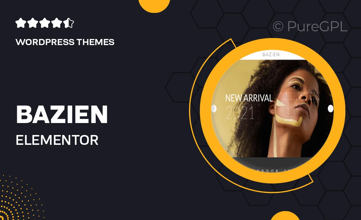 Bazien – Elementor WooCommerce Theme