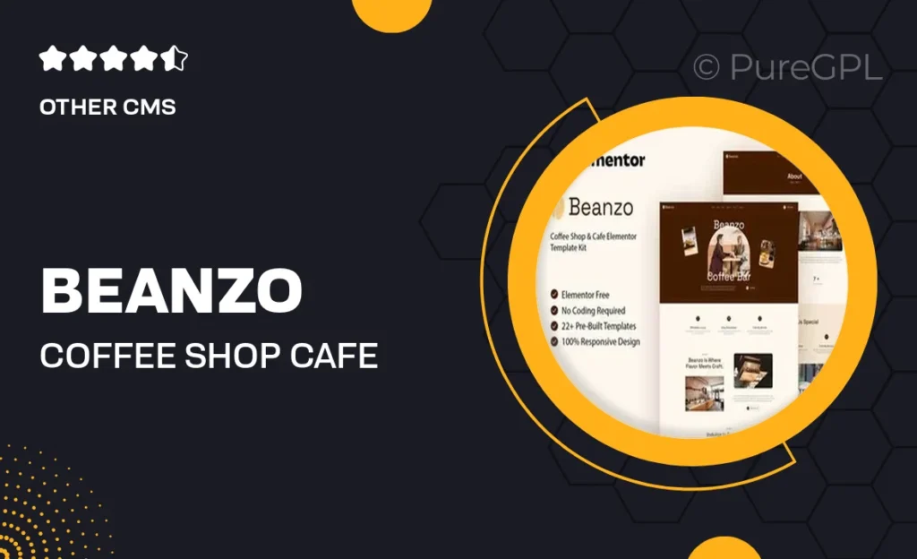Beanzo – Coffee Shop & Cafe Elementor Template Kit 13 Beanzo – Coffee Shop & Cafe Elementor Template Kit