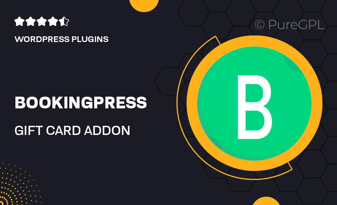 Bookingpress | Gift Card Addon