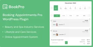 BookPro – Appointment Booking WordPress Plugin