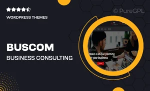 Buscom – Business Consulting WordPress